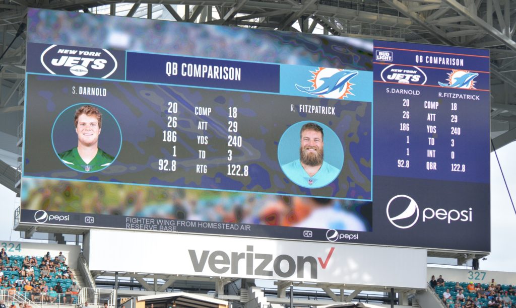 Videoboard Stats Ticker Box – Miami Dolphins Official Partnership Portal